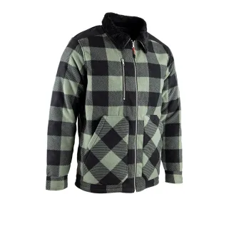 Chemise polaire matelassée homme LMA® - Vert - 390 g/m²