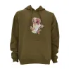 Sweat capuche kaki épagneul Bartavel® - Chasse & Nature