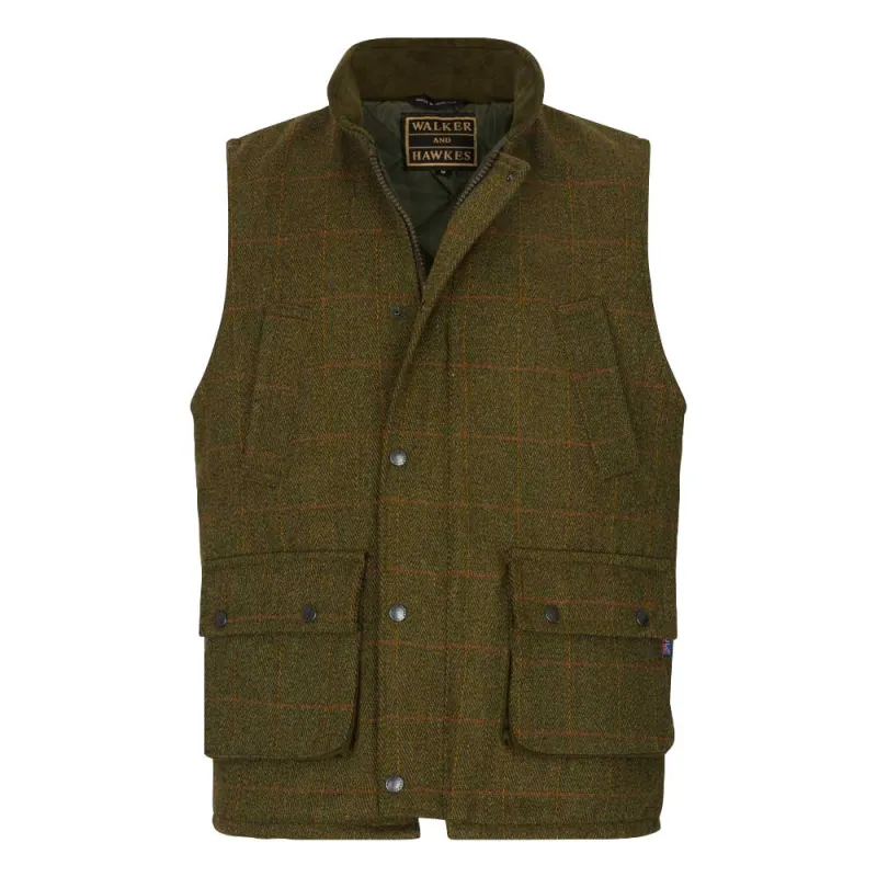 Gilet de chasse Barington Vert Laine Walker & Hawkes