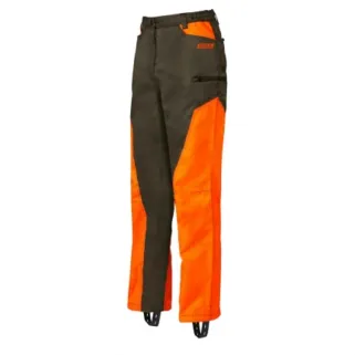 Pantalon traque imperméable Attila kaki/orange Verney-Carron
