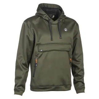 Sweat kaki Percussion doublé polaire pour extérieur