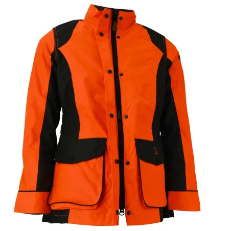 Veste chasse femme Stronger 6 poches orange XS-2XL