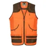 Gilet chasse Savane haute visibilité avec carnier Percussion