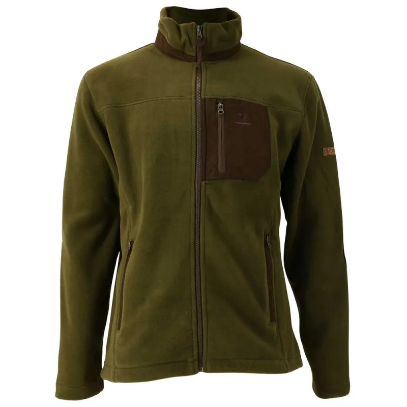 Blouson polaire Percussion kaki/marron M à 4XL
