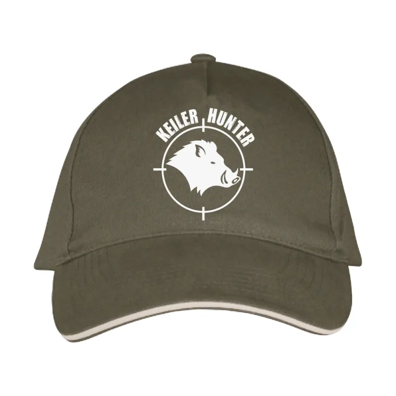 Casquette Keiler Hunter Coton Army/Beige Réglable