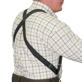 Bretelles harnais Biclip® kaki motif chasse - 55 cm