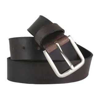 Ceinture cuir pleine fleur marron 130 cm - robuste et élégante