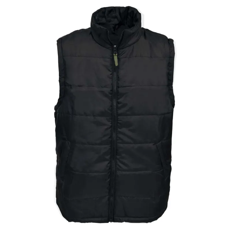 Veste matelassée sans manches col montant S à 3XL