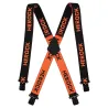 Bretelles Herock® Noir/Orange - Confort et style homme