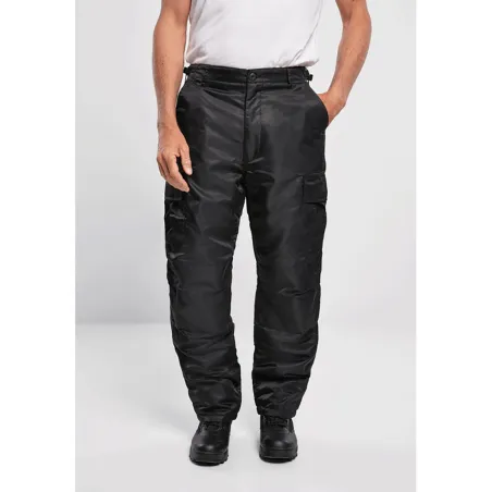 Pantalon thermo Brandit® Noir - Résistant et coupe droite