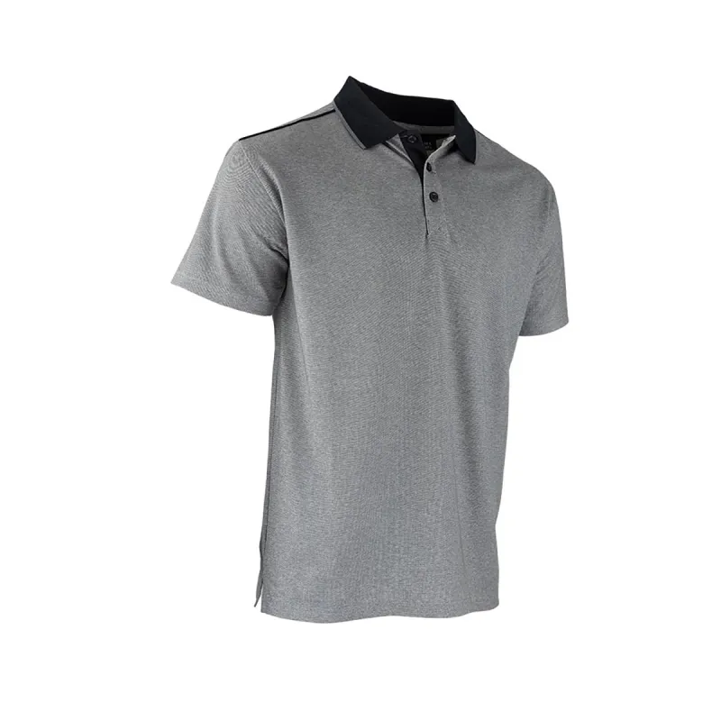 Polo Homme LMA® Gris Chiné - Confort & Style Éleveur