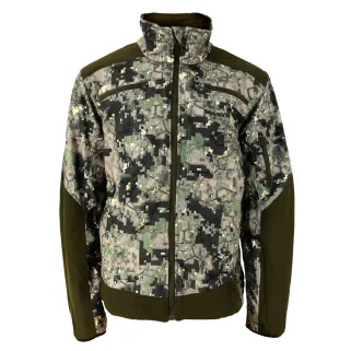 Veste camo digital vert stretch mixte S-3XL