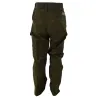 Fuseau chasse enfant kaki en polyester et coton