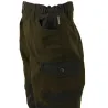 Fuseau chasse enfant kaki en polyester et coton