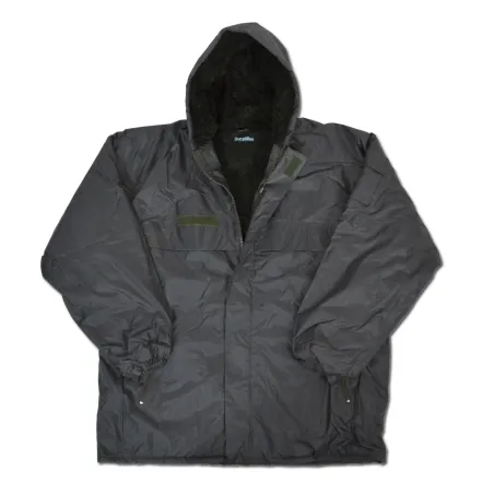 Veste coupe-vent fourrée kaki S à 3XL - imperméable
