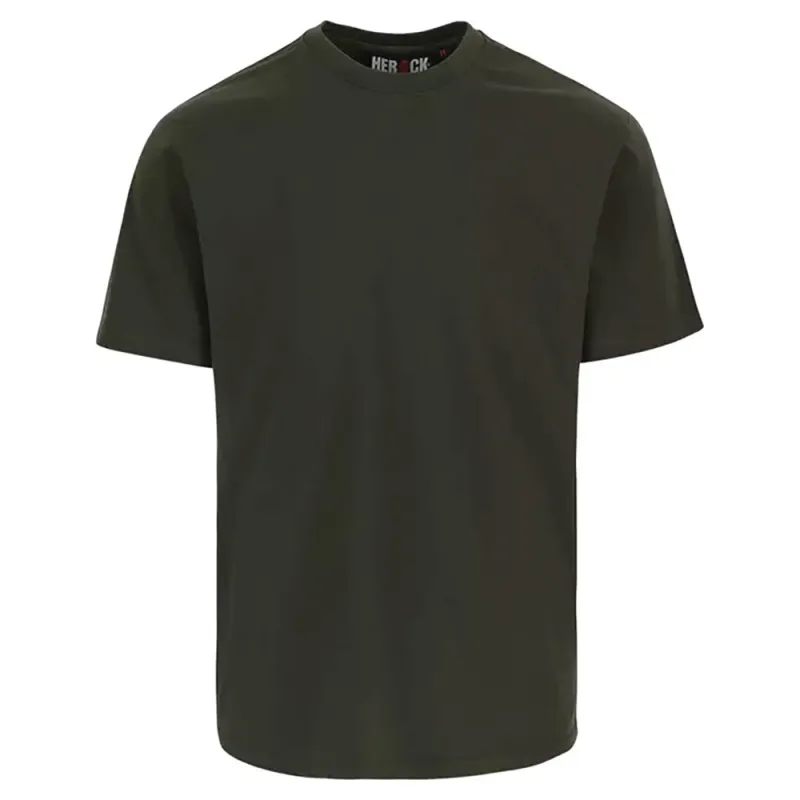 T-shirt Herock® homme kaki - col rond - 100% coton 190g