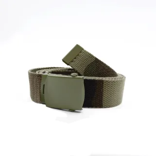 Ceinture toile US 130 cm Percussion® - Réglable kaki/noir/camo