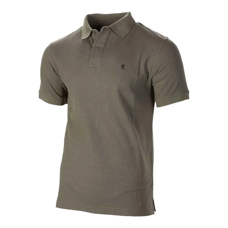 Polo Homme Browning® Ultra 79 - Coton Kaki Respirant
