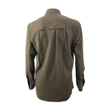 Chemise PROHUNT anti-tiques kaki stretch 4 poches manches longues