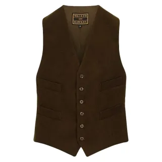 Blouson chasse Amersham Waist Vert - Walker & Hawkes
