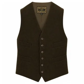 Blouson chasse Amersham Waist Vert - Walker & Hawkes