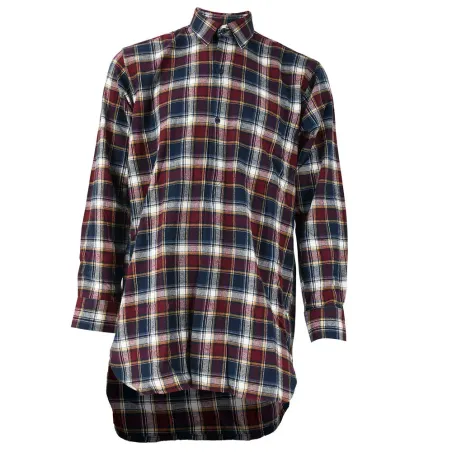 Chemise flanelle Tanouk carreaux rouge/bleu - S à 4XL