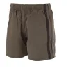 Short flottant kaki-noir coton 3 poches taille ajustable