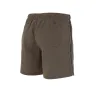 Short flottant kaki-noir coton 3 poches taille ajustable