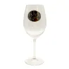 Verres à vin 360 ml motif gibier en étain - Lot de 6