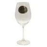 Verres à vin 360 ml motif gibier en étain - Lot de 6