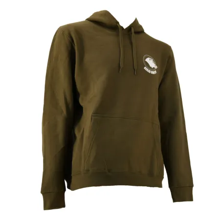 Sweat Hunter kaki 50% coton - Confort outdoor