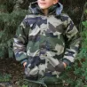 Parka enfant matelassée camo 6-16 ans 4 poches déperlante