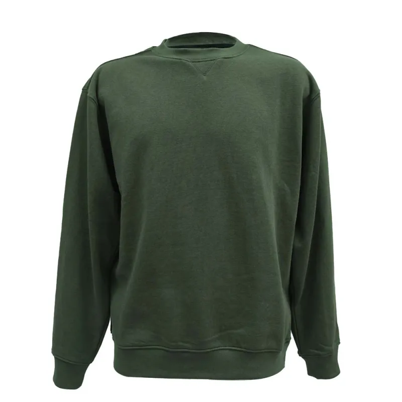 Sweat col rond kaki - Confort et polyvalence