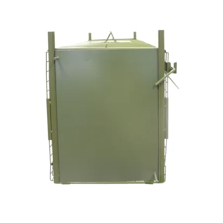 Piège à fauves pliable 2 entrées 100x25x30cm maille acier