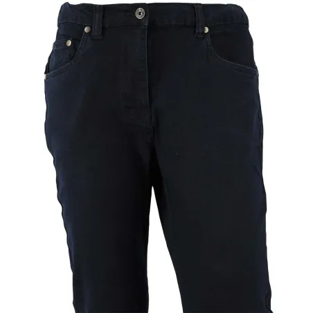 Jeans femme confort stretch bleu foncé - Tailles 38 à 54