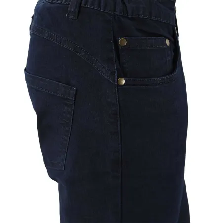 Jeans femme confort stretch bleu foncé - Tailles 38 à 54