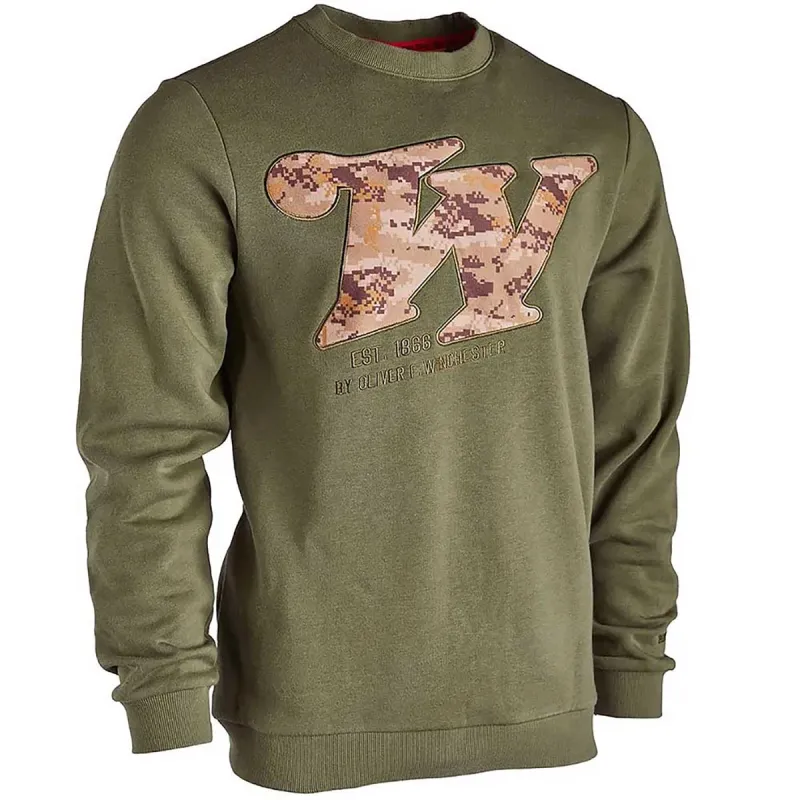Sweat Homme Redstone Crew Neck Kaki - Winchester®
