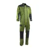 Combinaison travail Trident bicolore vert/noir