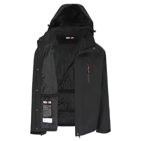 Parka Persia Herock® Homme - Noir, résistante et polyvalente