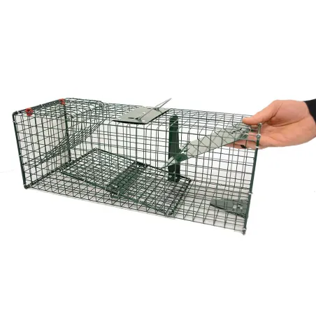 Piège à rats et mustélidés - Armement facile 50x19x18 cm