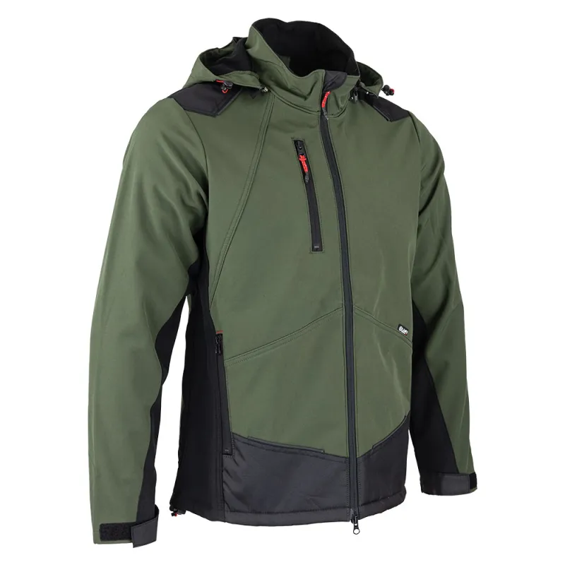 Blouson Softshell River kaki/noir - M à 3XL