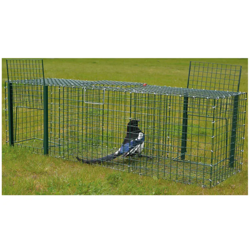 Piège à pies 3 compartiments - Maille 30x30x90 cm efficace