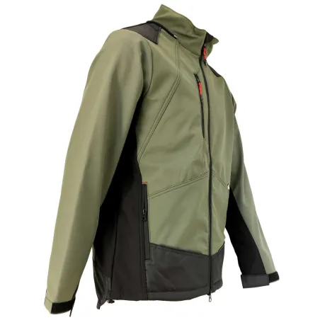 Blouson Softshell River kaki/noir - M à 3XL