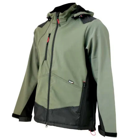 Blouson Softshell River kaki/noir - M à 3XL