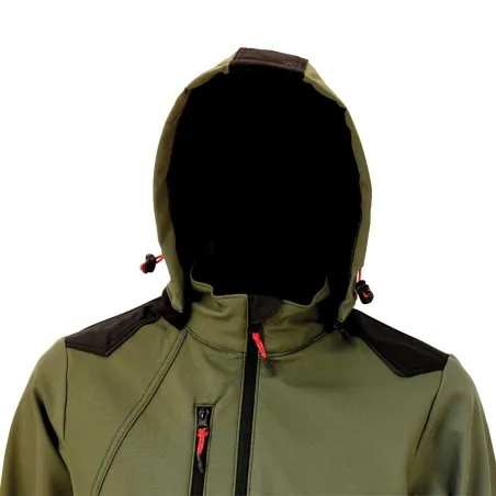Blouson Softshell River kaki/noir - M à 3XL