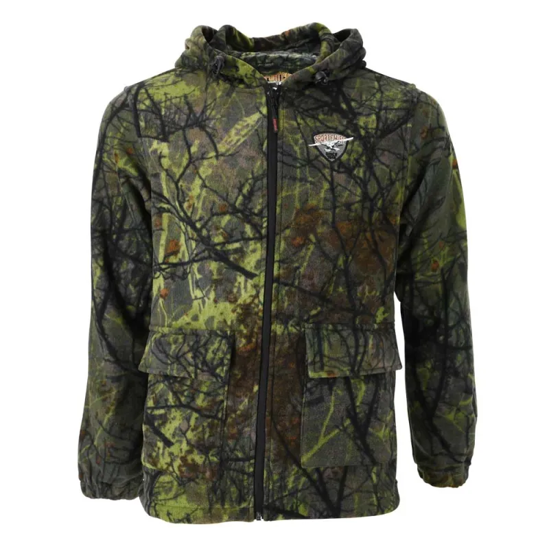 Veste polaire brossée Sportchief capuche et 2 poches