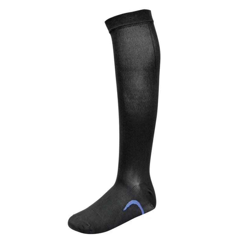 Mi-bas homme anti-fatigue - Contention graduelle - Noir