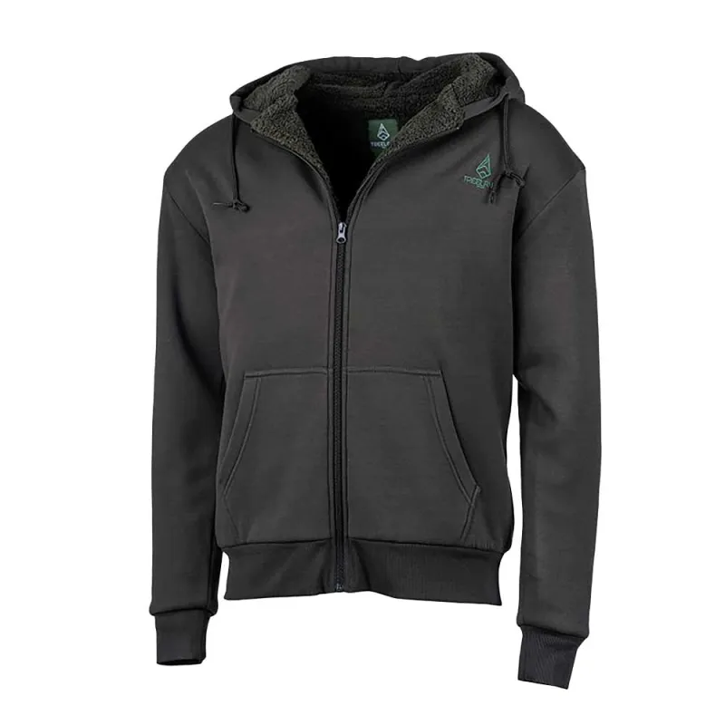 Sweat polaire zippé Treeland vert - Chasse & extérieur