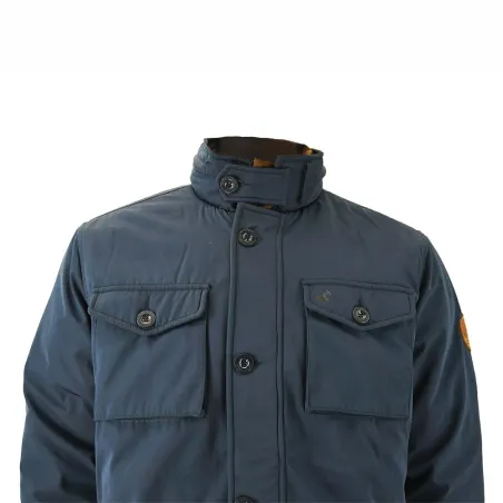 Parka réversible marron/bleu marine - Confort et style M à 2XL
