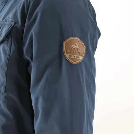 Parka réversible marron/bleu marine - Confort et style M à 2XL